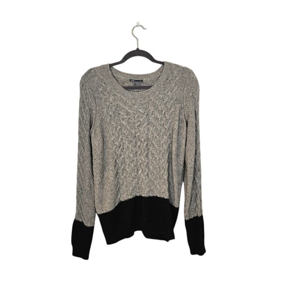 Vince Womens Yak Wool Pullover Sweater Size Small Gray Preppy Neutral